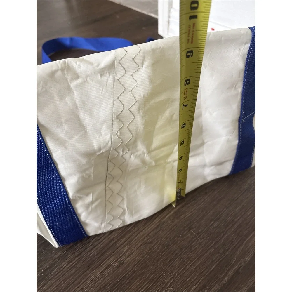 Sea Fever Gear Recycled Sailcloth Tote Bag Cape Cod Nautical Sailing Beach MINT